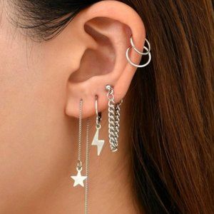 📢 4/$15 Lightning Bolt Cuff Set